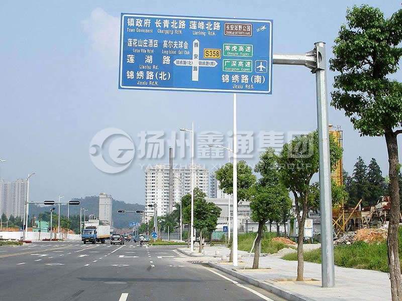 BZG-008，交通標(biāo)志桿，八棱交通標(biāo)志桿