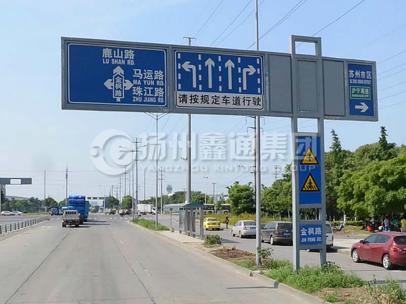 BZG-012，交通標(biāo)志桿，框架交通標(biāo)志桿