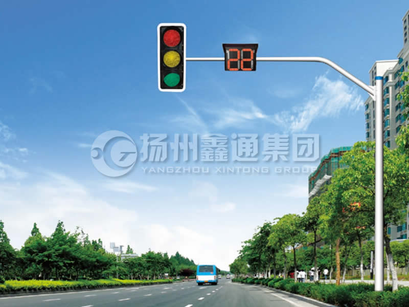 XHDG-010，彎臂信號燈桿，臨沂信號燈桿