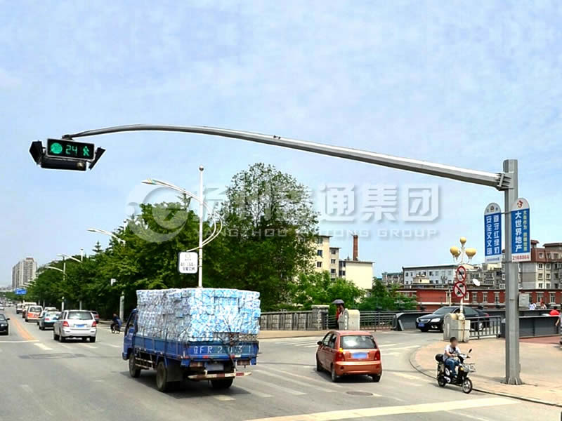 XHDG-048，吊籠式信號燈桿，吉林信號燈桿